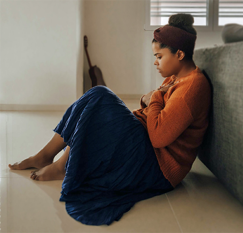 Woman with Anxiety